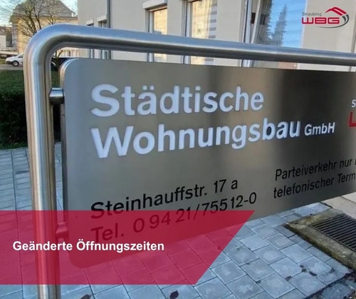 geänderte Öffnungszeiten